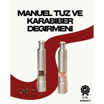  Hafif ve Kompakt, Taşınabilir Baharat Öğütücü - Mutfak ve Masa için