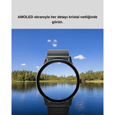 BUĞZ Haino Teko G20 Mini – Şık, Suya Dayanıklı, Bildirim ve Spor Modlu Akıllı Saat - Lisinya