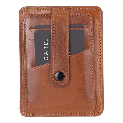  Hakiki Deri, El Yapımı Kartlık BLWL20 RST2 Gölgeli Taba