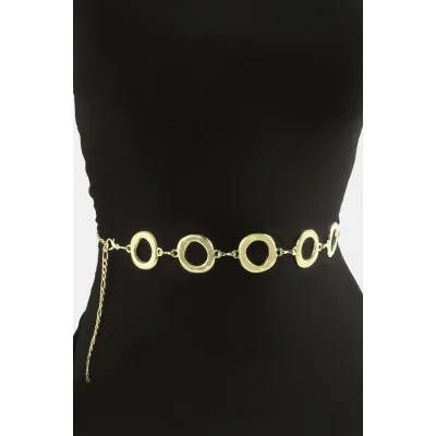 BUĞZ Halka Metal Zincir Kemer