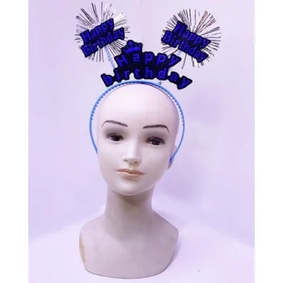  Happy Birthday Neon Mavi Doğum Günü Tacı