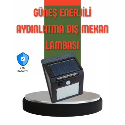 BUĞZ Hareket Sensörlü Güneş Enerjili Dış Mekan LED Lamba 100/144 LED