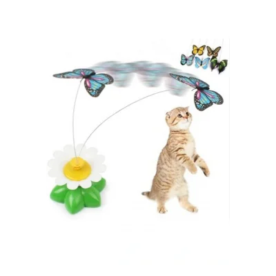 BUĞZ Hareketli Pilli Kelebek Kedi Oyuncağı