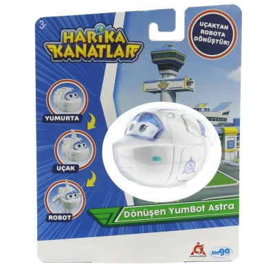  Harika Kanatlar Dönüşen Tekli Figür YumBot Astra