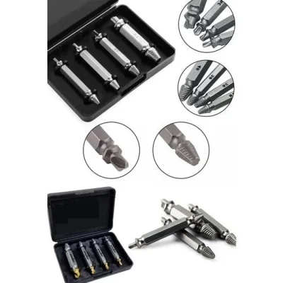 BUĞZ Hasar Görmüş Vida Çıkarıcı 4 Farklı Uç