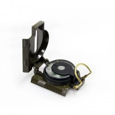  - Hassas Lensatic Pusula, Amerikan Tarzı, Açık Kamp Yürüyüş Survival Için