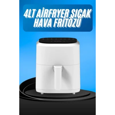 BUĞZ Hava Fritözü 4L Airfryer Pratik Uzun Ömürlü Yağsız Pişirme Taşınabilir - Lisinya