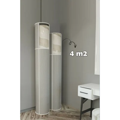 BUĞZ Hava Geçiren PVC Pencereli , Kapasiteli, Toz ve Nem Koruyucu Halı Kılıfı Hurcu – 4 m² ( BUĞZ )
