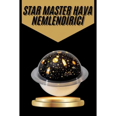 BUĞZ Hava Nemlendirici Renk Değiştiren Oda Kokusu Yıldızlı Projektör - Lisinya