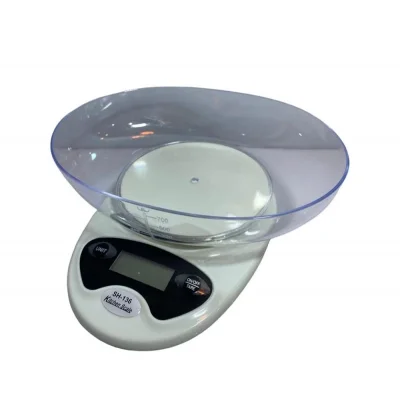 BUĞZ Hazneli Mutfak Terazisi SH-136 - 5 Kg Hassas Dijital Tartı