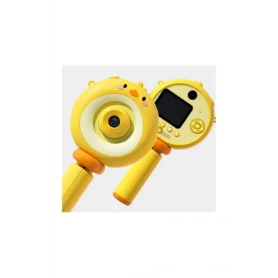 BUĞZ Hd Kamera Karikatür Tripodlu Çocuk Dijital Kamera Fotoğraf Makinası 1080p Video Kaydedici 2.0 İnç