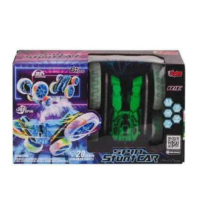  HG-4-45 Kumandalı Işıklı Buharlı Stunt Spin Araba -Vardem Oyuncak
