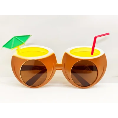 BUĞZ Hindistan Cevizi Tasarımlı Yaza Merhaba Parti Gözlüğü