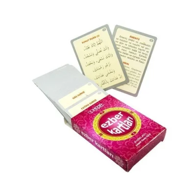 BUĞZ Hızır Ezber Kartları - DUA SURE EZBER KARTLARI - 50 Kart
