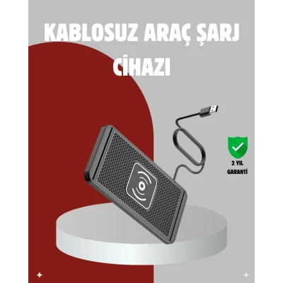 BUĞZ Hızlı Kablosuz Araç Şarj Cihazı – Manyetik Pad, Aşırı Isınma Korumalı