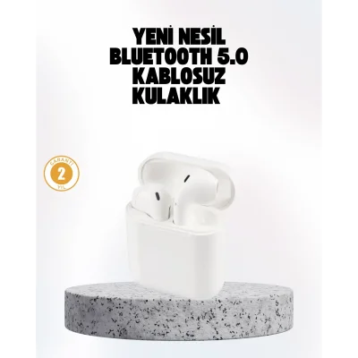 BUĞZ Hızlı Şarj Destekli 2. Nesil Bluetooth 5.0 Ergonomik Kulaklık