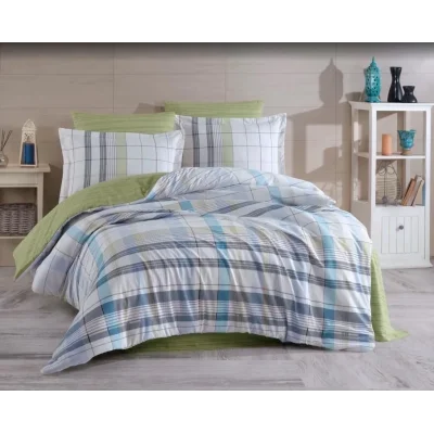  Hobby Çift Kişilik Ranforce Nevresim Takımı Vivaldi Turkuaz