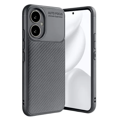 BUĞZ Honor 400 Kılıf Auto Focus Karbon Kapak - Gri