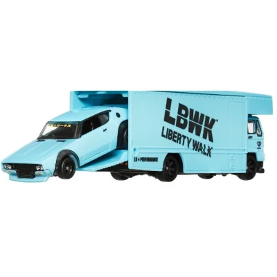  Hot Wheels Team Transport Nissan Skyline 2000 GT-R Fleet Flye HRV45