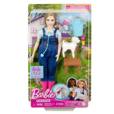  HRG42 Barbie 65. Yıl Deluxe Kariyer Bebekleri - Veteriner