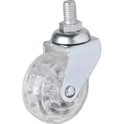 BUĞZ Eco Lounge Hts 326 - 50x20 mm Şeffaf Makaralı Vidalı Teker 4 Adet