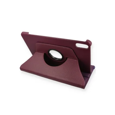 BUĞZ Huawei Honor Pad V9 Kılıf 360 Tablet Deri Kılıf - Mürdüm