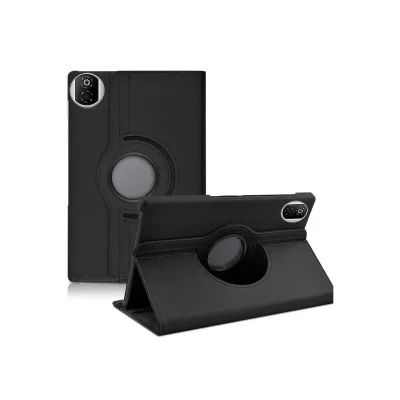 BUĞZ Huawei Honor Pad X7 360 Tablet Deri Kılıf - Siyah