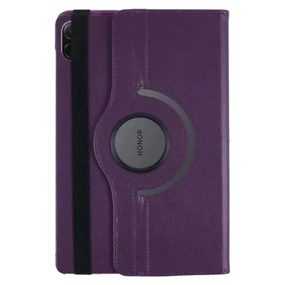 BUĞZ Huawei Honor Pad X8a Kılıf 360 Tablet Deri Kılıf - Mürdüm