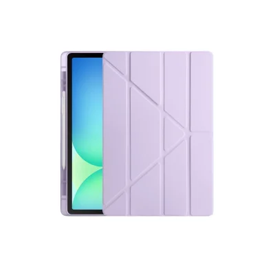 BUĞZ Huawei Honor Pad X9 11.5 Kılıf Kalemlikli Mars Tablet Kılıfı - Lavender