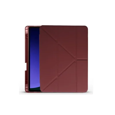 BUĞZ Huawei Honor Pad X9 11.5 Kılıf Kalemlikli Mars Tablet Kılıfı - Mürdüm