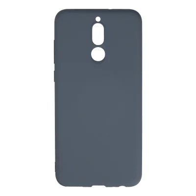 BUĞZ Huawei Mate 10 Lite Kılıf Nano İçi Kadife Silikon - Gri