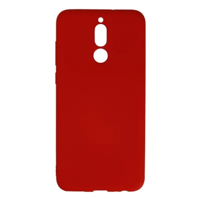 BUĞZ Huawei Mate 10 Lite Kılıf Nano İçi Kadife Silikon - Kırmızı