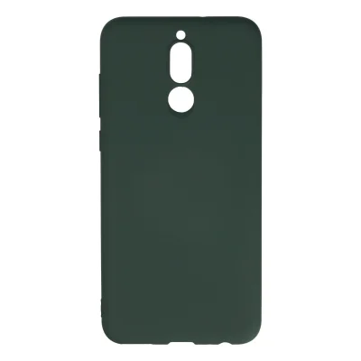 BUĞZ Huawei Mate 10 Lite Kılıf Nano İçi Kadife Silikon - Koyu Yeşil