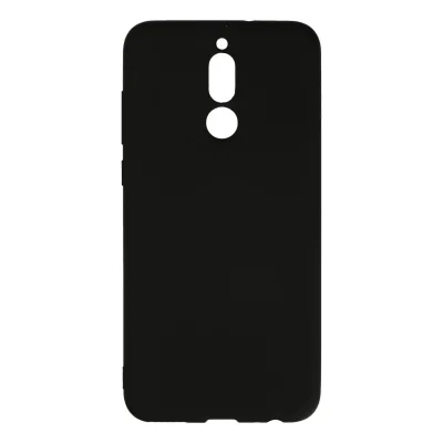 BUĞZ Huawei Mate 10 Lite Kılıf Nano İçi Kadife Silikon - Siyah