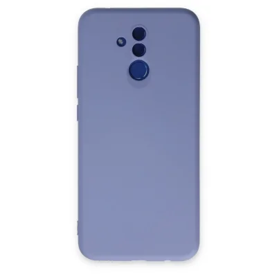 BUĞZ Huawei Mate 20 Lite Kılıf Nano İçi Kadife Silikon - Lila