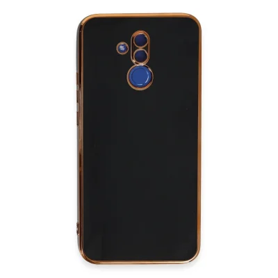 BUĞZ Huawei Mate 20 Lite Kılıf Volet Silikon - Siyah