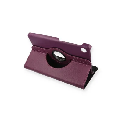 BUĞZ Huawei Matepad T8 8 Kılıf 360 Tablet Deri Kılıf - Mürdüm