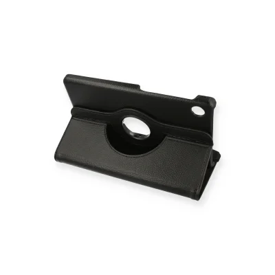 BUĞZ Huawei Matepad T8 8 Kılıf 360 Tablet Deri Kılıf - Siyah