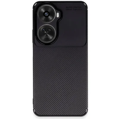 BUĞZ Huawei Nova 12 Se Kılıf Auto Focus Karbon Kapak - Siyah