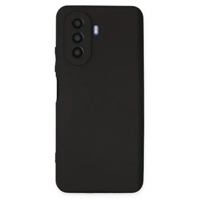 BUĞZ Huawei Nova Y70 Kılıf First Silikon - Siyah