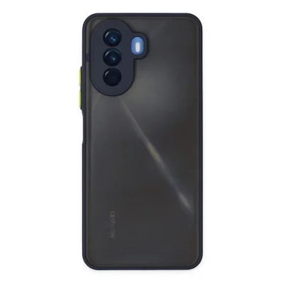 BUĞZ Huawei Nova Y70 Kılıf Montreal Silikon Kapak - Lacivert