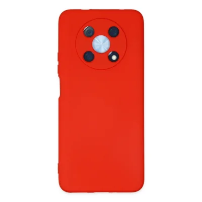 BUĞZ Huawei Nova Y90 Kılıf Nano İçi Kadife Silikon - Kırmızı