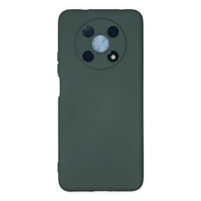 BUĞZ Huawei Nova Y90 Kılıf Nano İçi Kadife Silikon - Koyu Yeşil