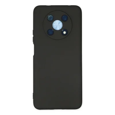 BUĞZ Huawei Nova Y90 Kılıf Nano İçi Kadife Silikon - Siyah