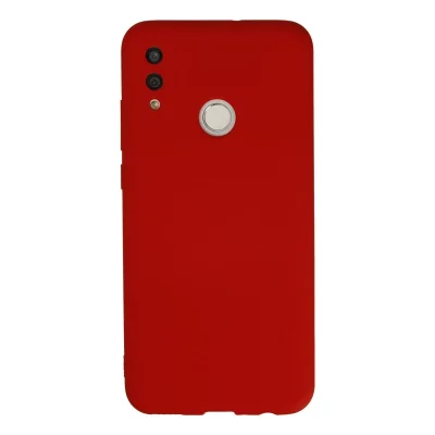 BUĞZ Huawei P Smart 2019 Kılıf Nano İçi Kadife Silikon - Kırmızı
