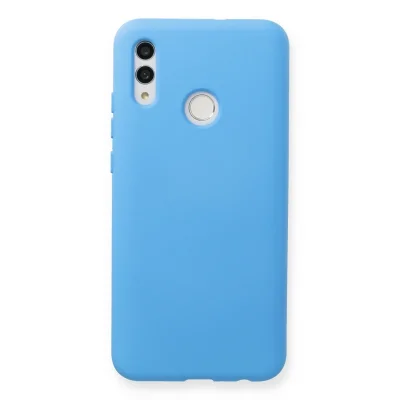 BUĞZ Huawei P Smart 2019 Kılıf Nano İçi Kadife Silikon - Mavi