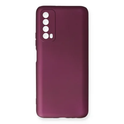 BUĞZ Huawei P Smart 2021 Kılıf First Silikon - Mürdüm