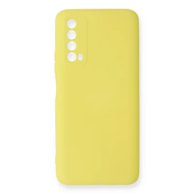 BUĞZ Huawei P Smart 2021 Kılıf Nano İçi Kadife Silikon - Sarı