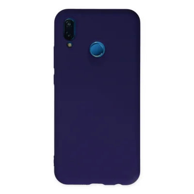 BUĞZ Huawei P20 Lite Kılıf Nano İçi Kadife Silikon - Mor