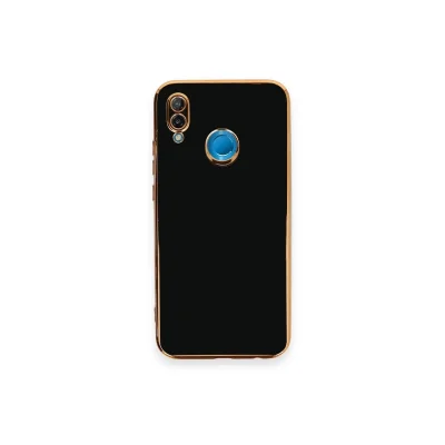 BUĞZ Huawei P20 Lite Kılıf Volet Silikon - Siyah